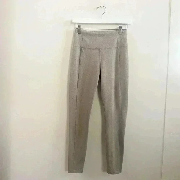 Athleta tan brown Delancy herringbone leggings - Picture 1 of 4